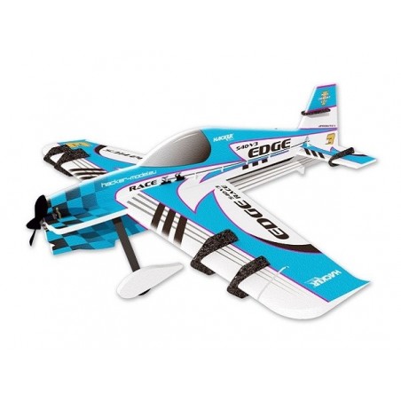 Avion Hacker model Edge 540 V3 bleu ARF env.1.00m - FLASH RC