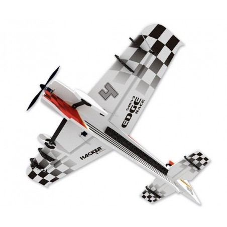 RC Kunstflugzeuge - Flugzeug Hacker model Edge 540 V3 rot ARF ca.1.00m - FLASH RC
