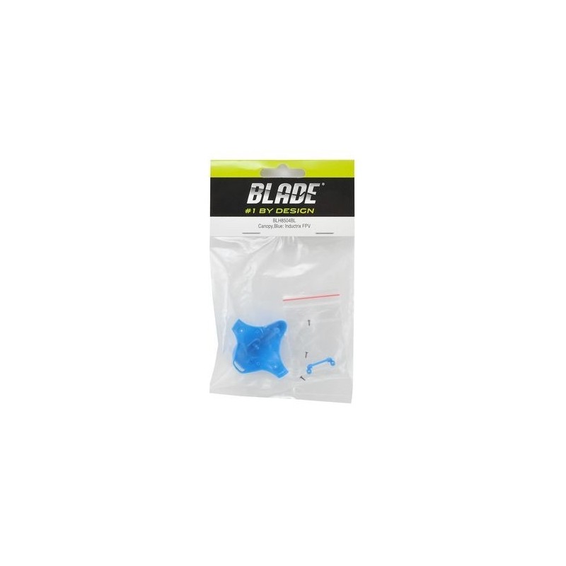 Accessoires FPV Racers (Electronique/Batteries...) - BLH8504BL - Inductrix FPV - Fuselage, bleu - FLASH RC