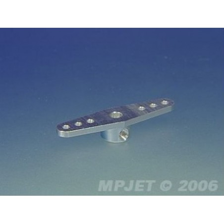 Bras commande double long 40mm pour axe 3mm Mp Jet (1pc) - FLASH RC