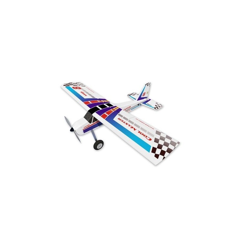 Avion Hacker model Cool Master Bleu KIT assemblé env.1.65m - FLASH RC