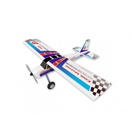 Avion Hacker model Cool Master Bleu KIT assemblé env.1.65m - FLASH RC