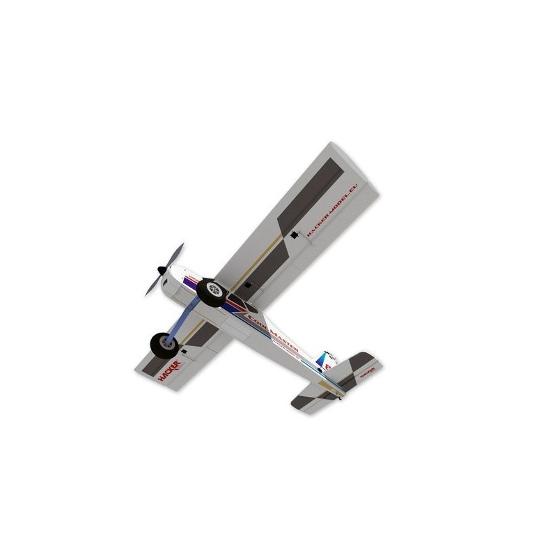 Beginner RC planes - Hacker plane model Cool Master Blue KIT assembled approx.1.65m - FLASH RC