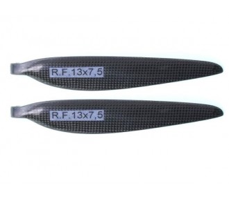 Pales repliables - Paire de pales carbone RFM 13x7,5' - FLASH RC