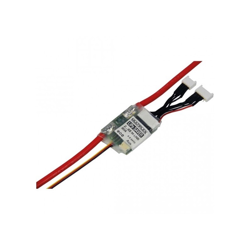 Warnung, Sicherheit, Meldung - Multiplex LiPo SAVER 2...6S - 60A - FLASH RC