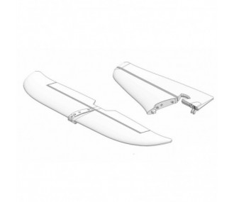 Tailplanes / RC motorgliders - EasyGlider 4 tailplane - FLASH RC