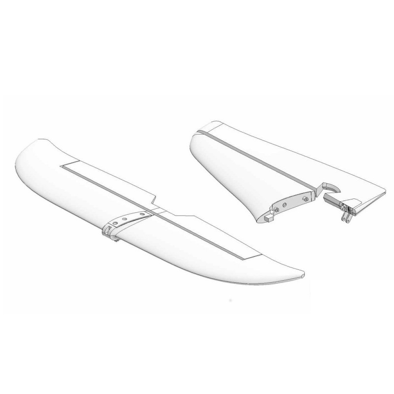 Empennages Planeurs/motoplaneurs RC - Empennage EasyGlider 4 - FLASH RC