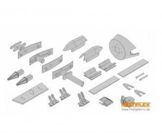 Small parts - EasyGlider 4 plastic parts - FLASH RC