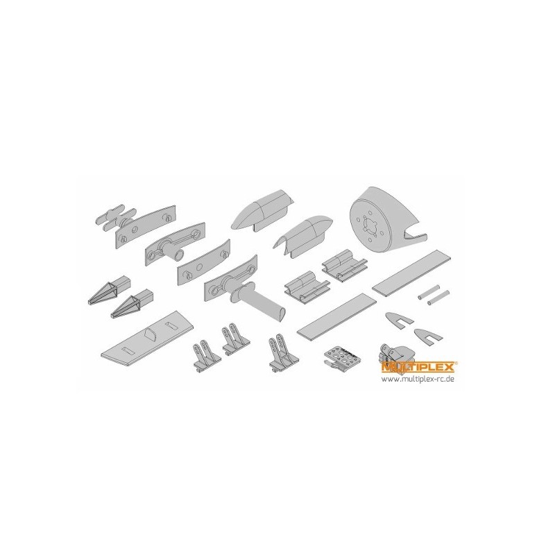 Small parts - EasyGlider 4 plastic parts - FLASH RC