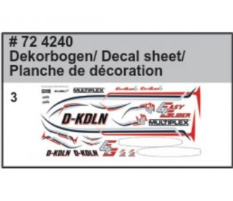 Planches de décoration - Planche de décoration EasyGlider4 - FLASH RC