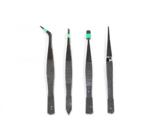 Pinze, lime, rubinetti - Set di 4 pinze di precisione - SIVA - FLASH RC