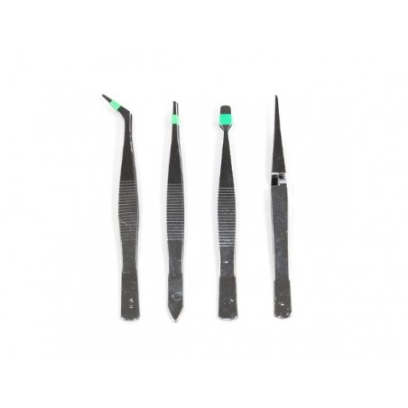 Pinze, lime, rubinetti - Set di 4 pinze di precisione - SIVA - FLASH RC
