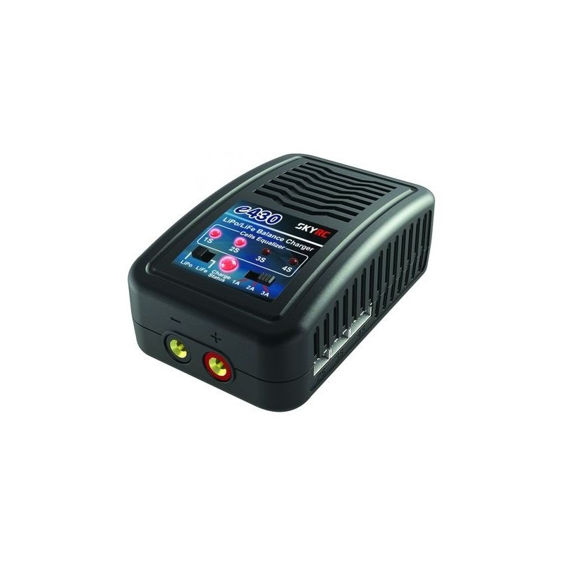 Cargadores - Cargador e430 2-4S 3A Lipo/LiFe 30W 220V Sky-Rc - FLASH RC