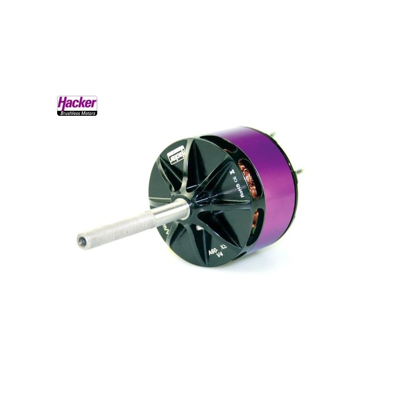 Outrunner - Motore brushless Hacker A60-5XS V4 28 poli (480g, 420kv, 2100W) - FLASH RC