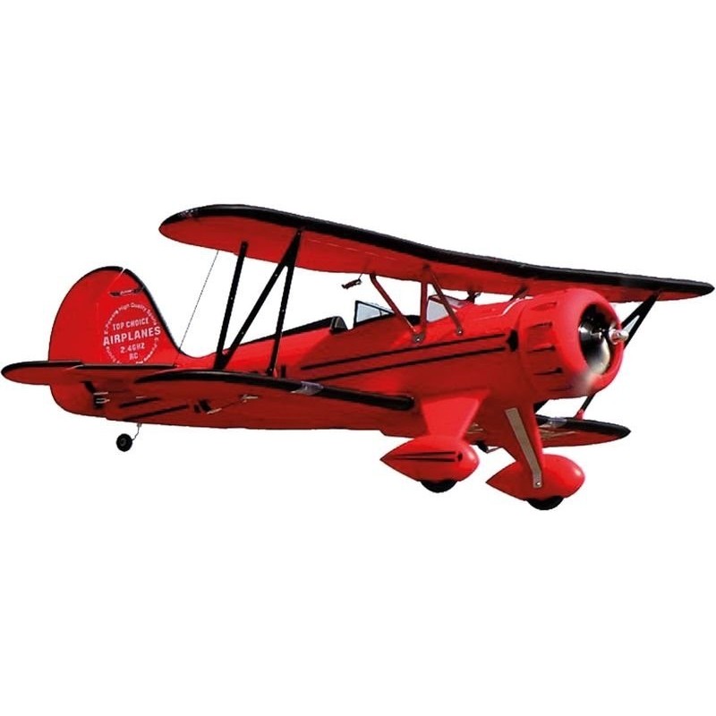 RC-Flugzeugmodelle - Flugzeug Dynam Waco YMF-5D Rot V2 PNP ca. 1.27m - FLASH RC