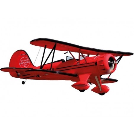 Avion Dynam Waco YMF-5D Rouge V2 PNP env. 1.27m - FLASH RC - Le leader des avions modèlisme RC