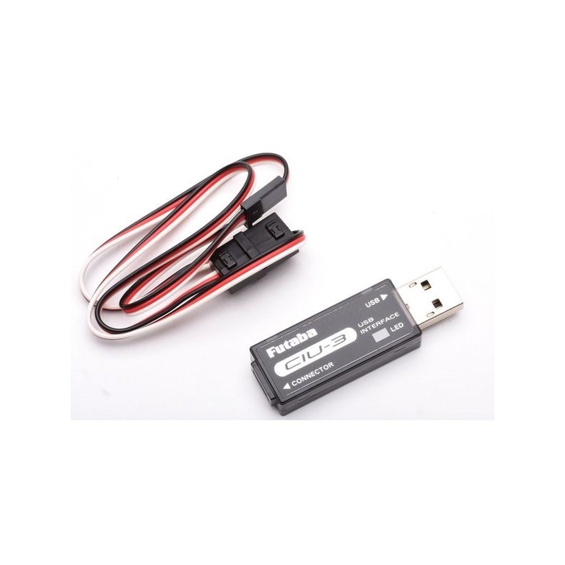 SBUS Futaba accessoires et connectique - Adaptateur USB CIU 3 Futaba - FLASH RC