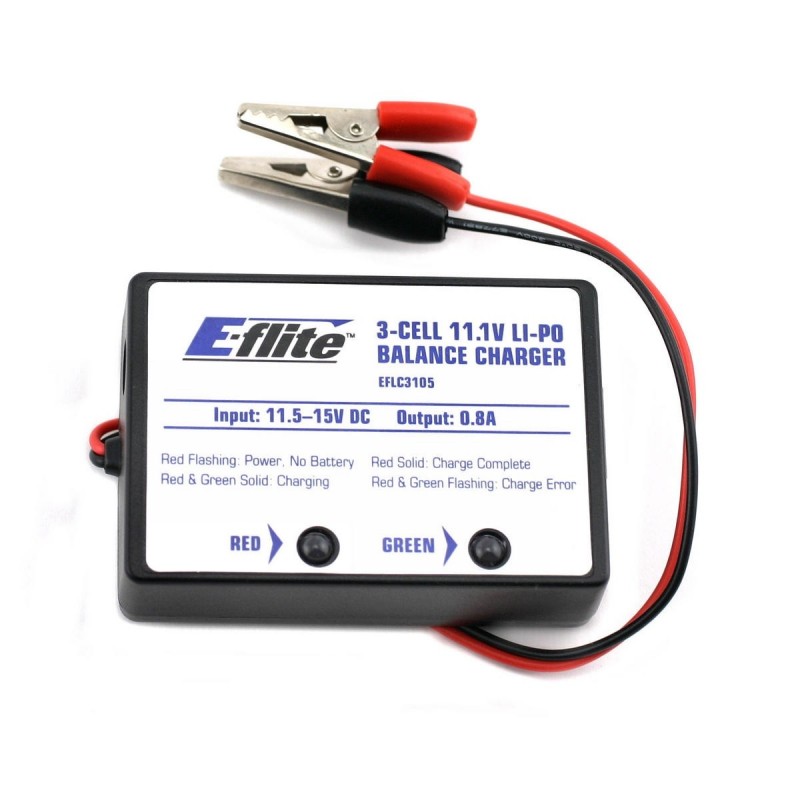 BLADE 200 S - Chargeur 3-Eléments LiPo avec équilibreur, 0.8A - FLASH RC