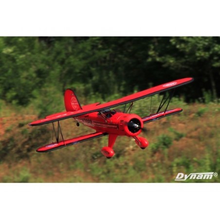 Modelo de avión RC - Dynam Waco YMF-5D Red V2 PNP approx. 1.27m - FLASH RC
