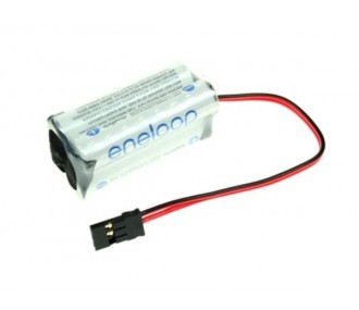 Empfängerbatterien - Batterie 4,8V 800mAh Nimh Block AAA ENELOOP - FLASH RC