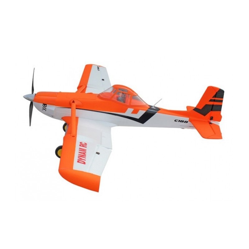 Flugzeug Dynam Cessna 188 PNP orange ca.1.50m