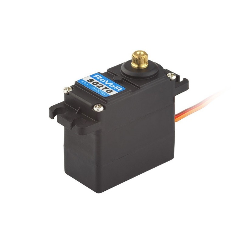 Servos - Servo Rovor S0270 BB MG ANALOGIC (27g, 3.5kg, 0.12s/60°) - FLASH RC