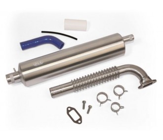 Scarichi - Set completo di scarichi (tipo canister) DLE111, DLE55, DLE61, DLE120 - Motori Dle - FLASH RC