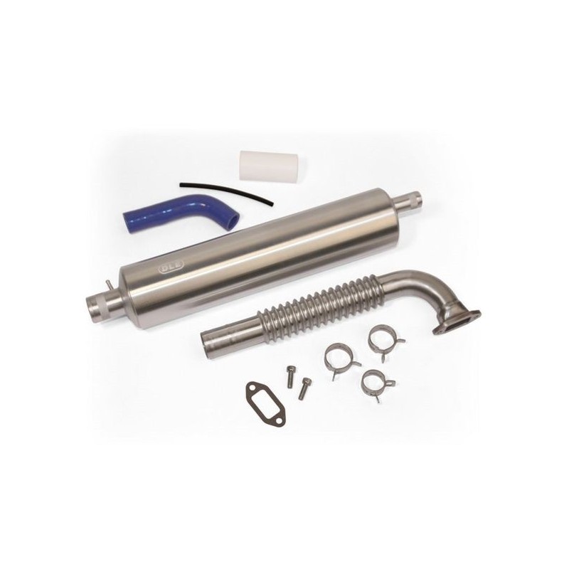 Pots d'échappements - Set complet échappement (type canister) DLE111, DLE55, DLE61, DLE120 - Dle Engines - FLASH RC