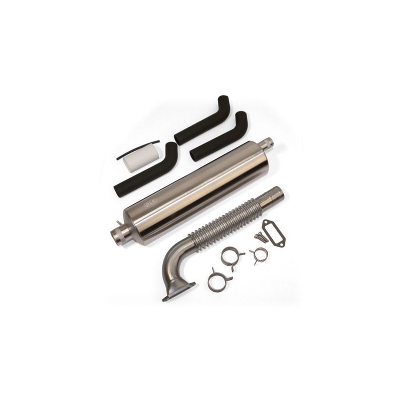 Exhausts - Complete exhaust set (canister type) DLE170 - Dle Engines - FLASH RC
