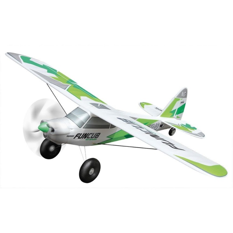 Beginner RC planes - Multiplex FUNCUB NG (Next Generation) RR Green approx.1.41m - FLASH RC