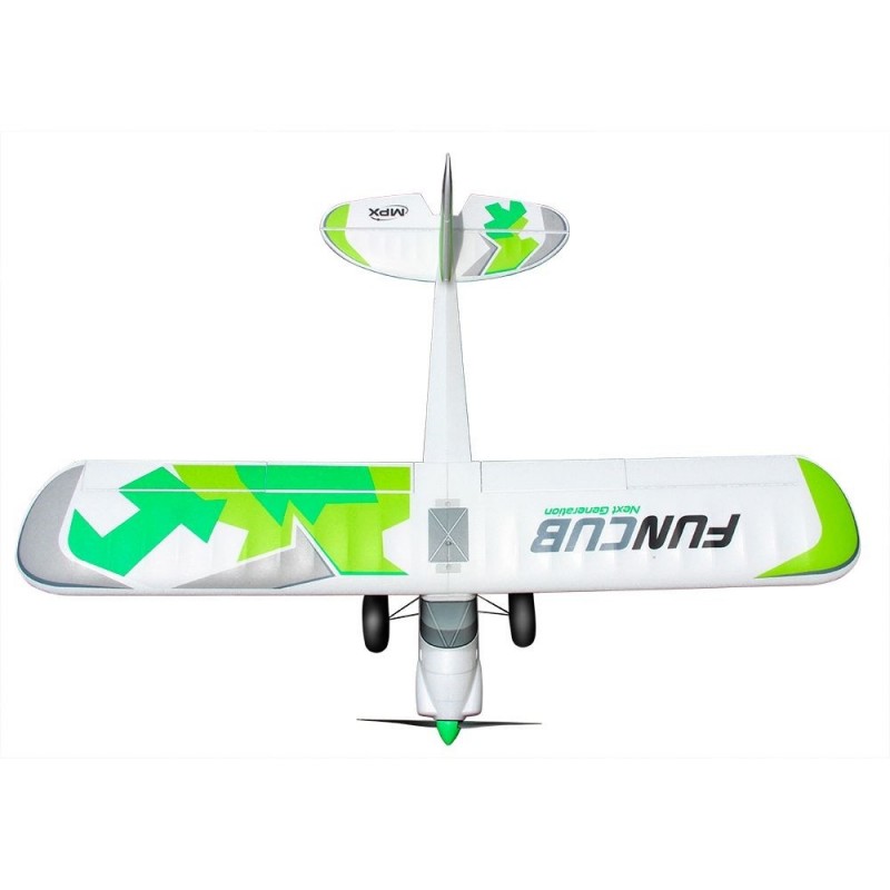 Beginner RC planes - Multiplex FUNCUB NG (Next Generation) RR Green approx.1.41m - FLASH RC