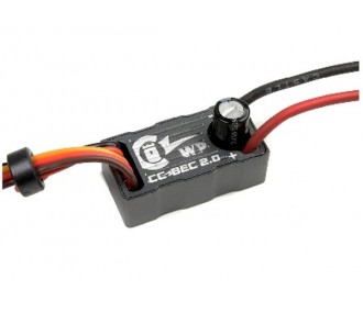 Interruttore Bec - Interruttore Bec WP impermeabile 20A - uscita 4,75/12V - ingresso 14S max - Castle Creations - FLASH RC