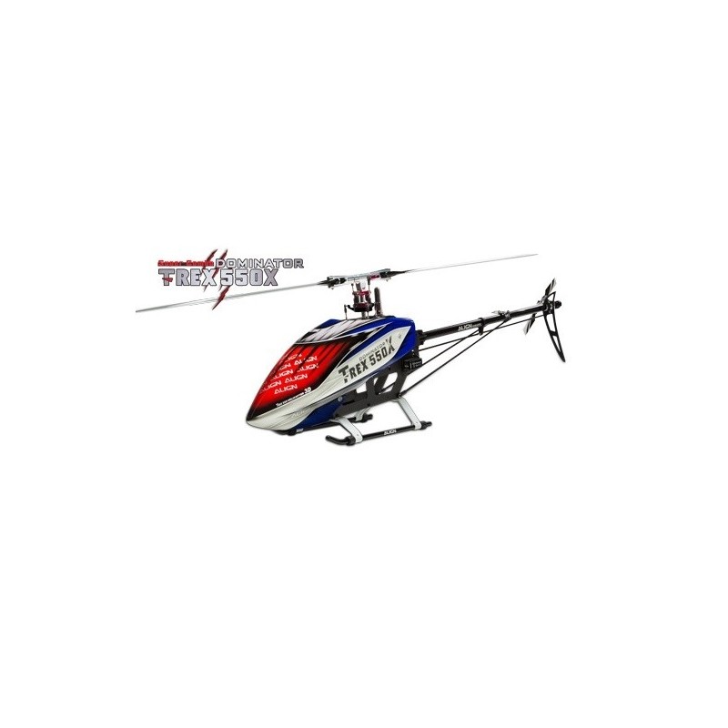 Hélicoptères RC - Align T-REX 550X Dominator Combo (DS820/DS825 + Microbeast) - FLASH RC
