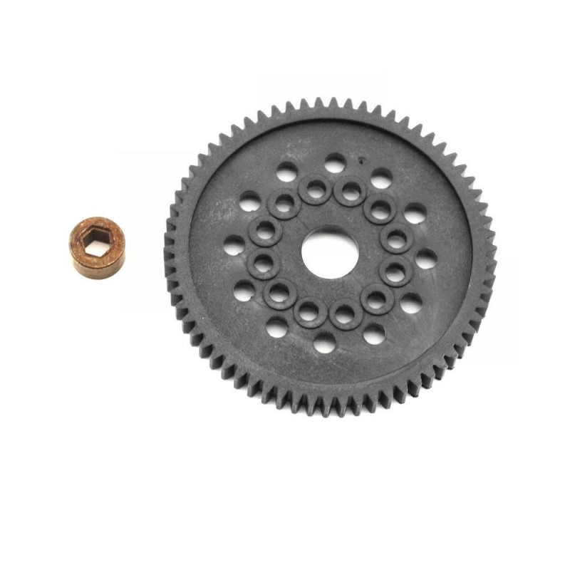 Ricambi RC Auto - Traxxas Pignone 66 denti (M0.8, 32 DPS compatibile) 3166 - FLASH RC