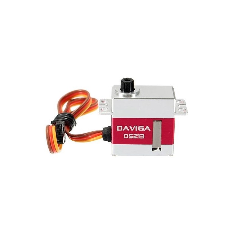 Servos - Servo mini KST DS213MG Daviga - 12mm (20g, 3.0kg.cm, 0.07sec/60°) - FLASH RC