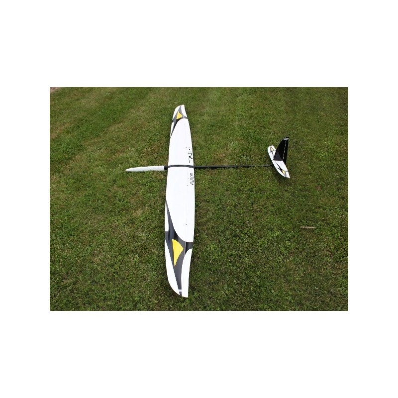 Alianti RC - Tabu Fibra + Carbonio circa 3,00m bianco e nero RCRCM - FLASH RC