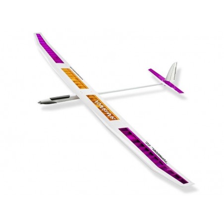 Planeadores RC - Samsara amarillo/morado transparente aprox.3.20m ARF TOPMODEL CZ - FLASH RC