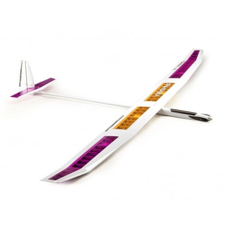 Alianti RC - Samsara giallo/viola trasparente ca.3.20m ARF TOPMODEL CZ - FLASH RC