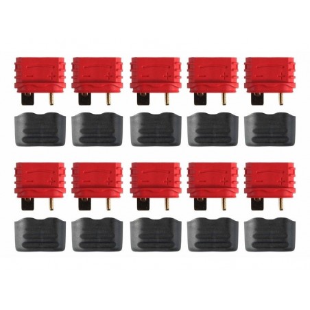 Deans socket / Mini Deans - Deans socket with cap (10pcs) - FLASH RC