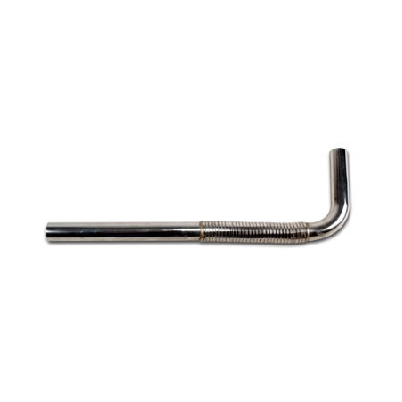 CODO DE ACERO INOXIDABLE L ø22mm CON FLEX