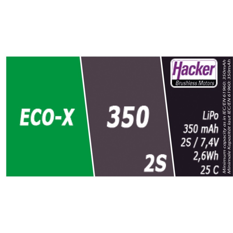 Batterie Hacker ECO-X 350-2S