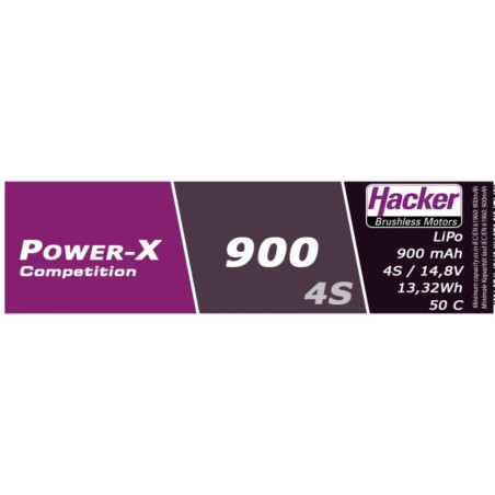 Batterie Hacker Power-X 900-4S Competition
