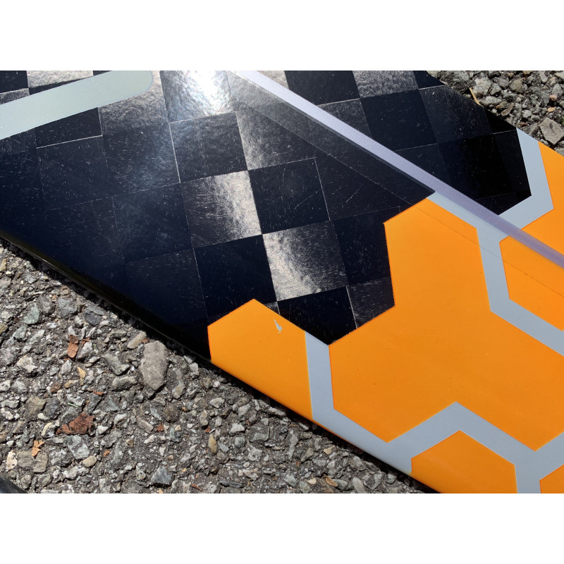 F3K AURI Wing2Part Orange Honeycomb - FLASH RC