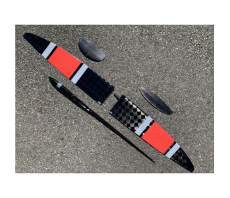 F3K AURI Wing2Part a nido d'ape rosso 2