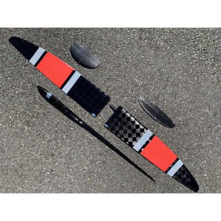 F3K AURI Wing2Part Red Honeycomb