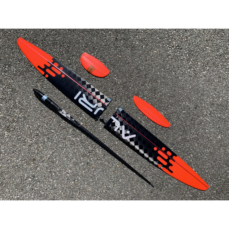 F3K AURI Wing2Part Red Deco B - FLASH RC