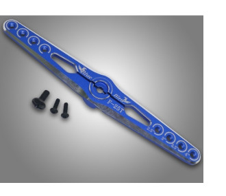 ALU Double 102MM 25T Blue Servo Horn BLUE BIRD - FLASH RC