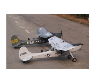 Avión VQ modelo L-19 Cessna Bird Dog gris U.S Version 1.70mFLASH RC 2