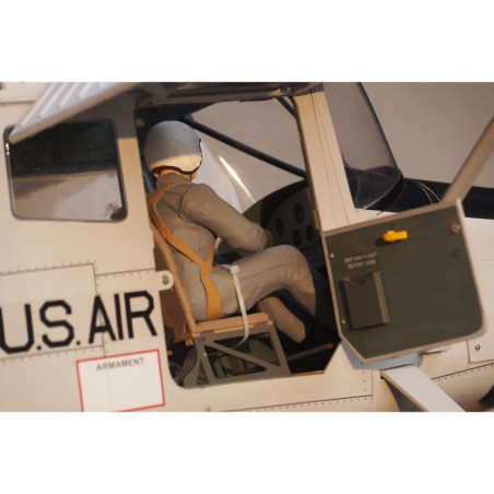 Aircraft VQ model L-19 Cessna Bird Dog grey U.S Version 1.70mFLASH RC