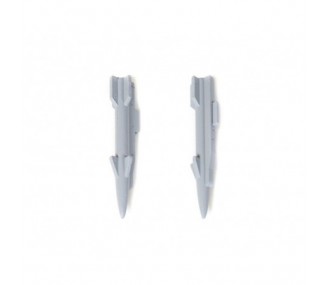 Fittings (parts) - Dummy Wing Tip Missiles: F-16 Falcon 64mm EDF - FLASH RC